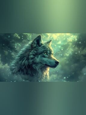 Mystical Wolf Custom Fridge Magnet Kitchen Home Decor